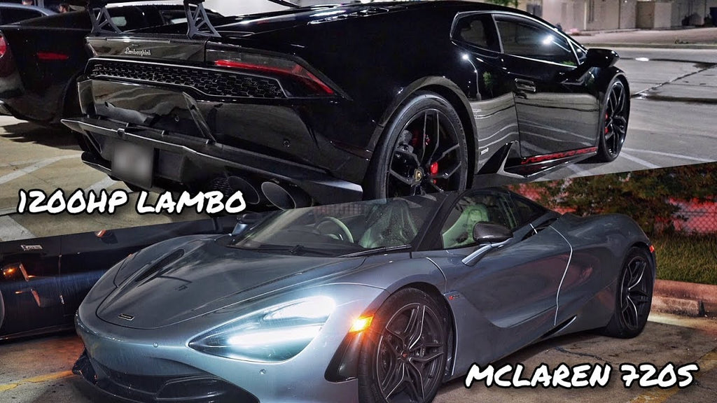 Turbo Mustang vs UGR Lambo & MORE! + McLaren 720s takes on 850hp GT-R!!!