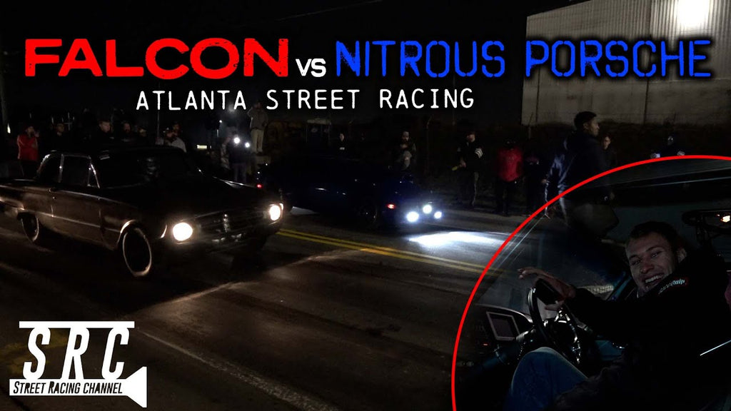 Wild Night in the Streets of Atlanta! Falcon vs Nitrous Porsche
