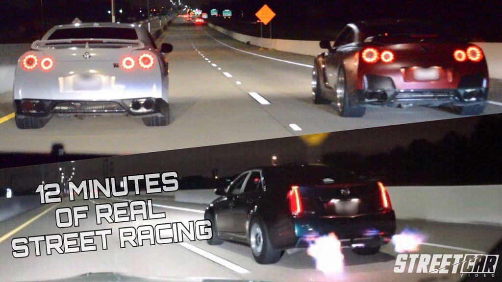 GT-R vs the WORLD + NASTY Flame Throwing CTS-V Lines Up With EVERYTHING!!!