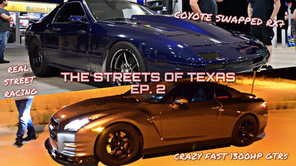 SICKEST 900HP RX7 EVER!? (TURBO COYOTE SWAP) + 1300HP GTRs TEAR UP THE STREETS! - TX2K18