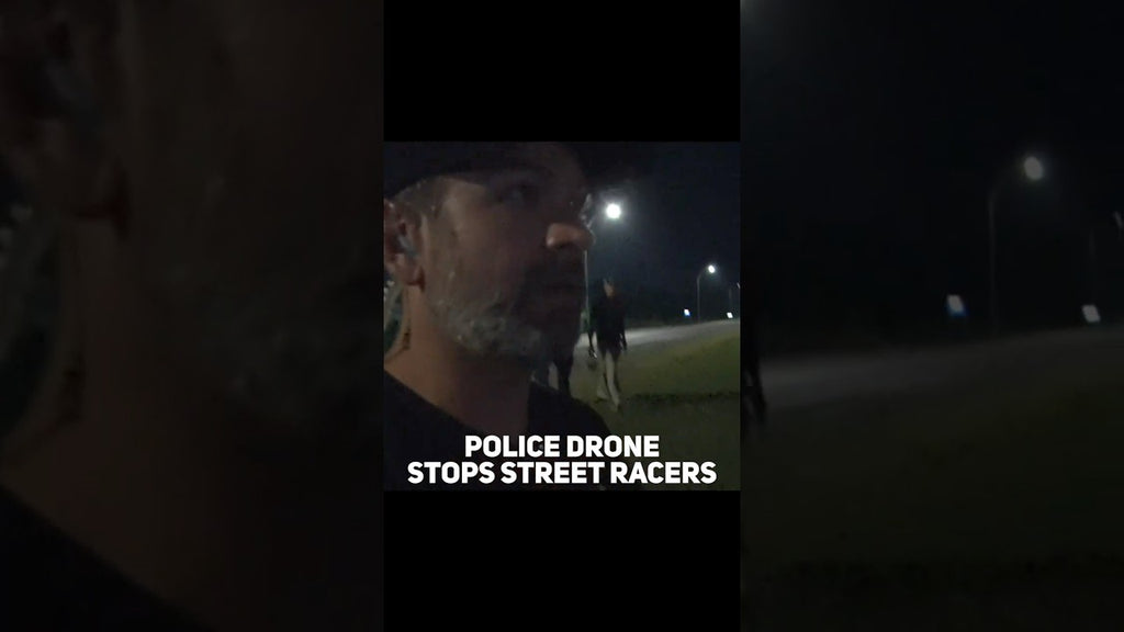 Police Drone Shuts Down Street Race!