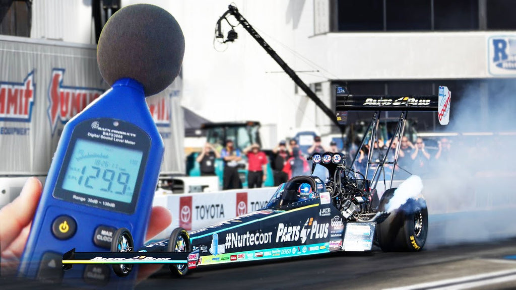 HOW LOUD is a Top Fuel Dragster?