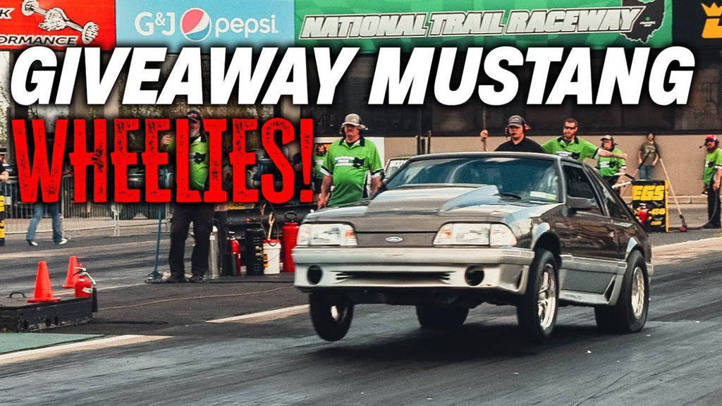 Our Giveaway Mustang Launches HARD!