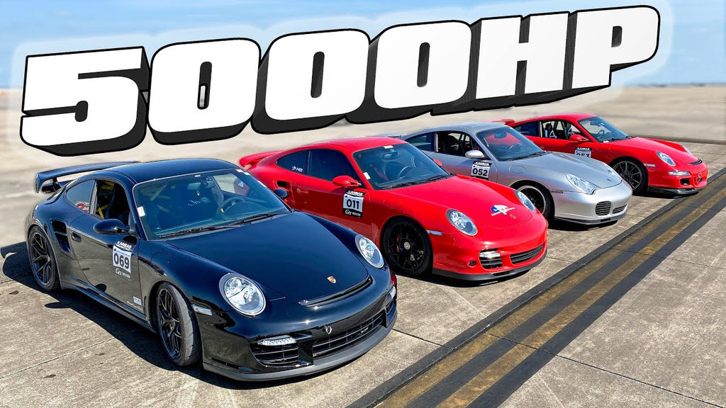 5,000hp between FOUR Porsche’s - 1/2 mile DOMINATION!