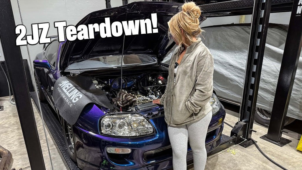 Family SNOW DAY + 2JZ Top End Teardown