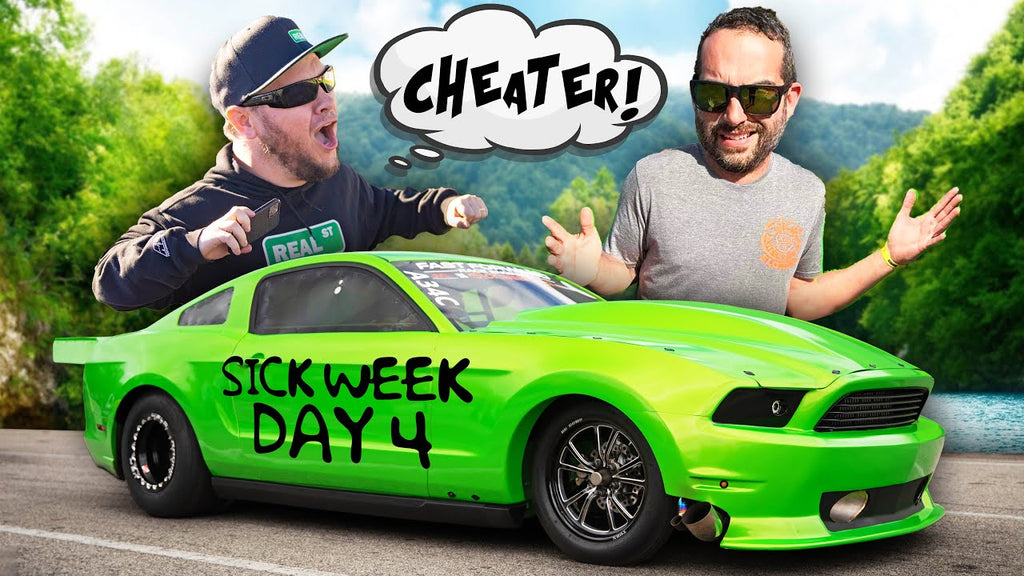 Is he CHEATING? Racing drama and trailer burnouts! | Sick Week Day 4