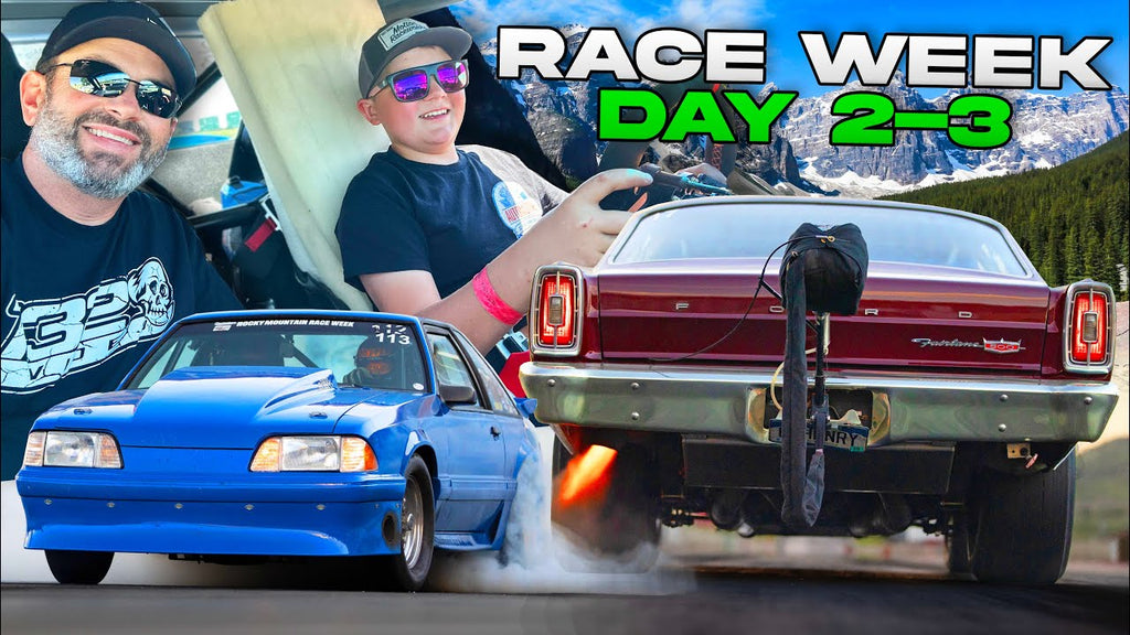 15 year old driving 1200HP Mustang + Stick Shift cars BATTLE for 1st place! | Race Week Day 2-3