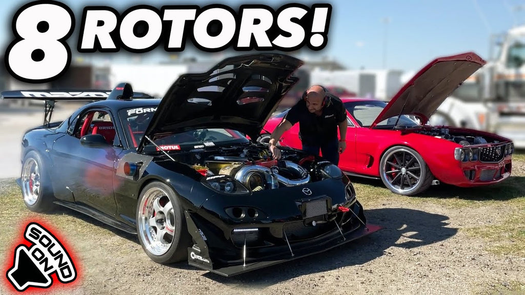 8 ROTORS of INSANITY - TWO 4 Rotor RX-7's!
