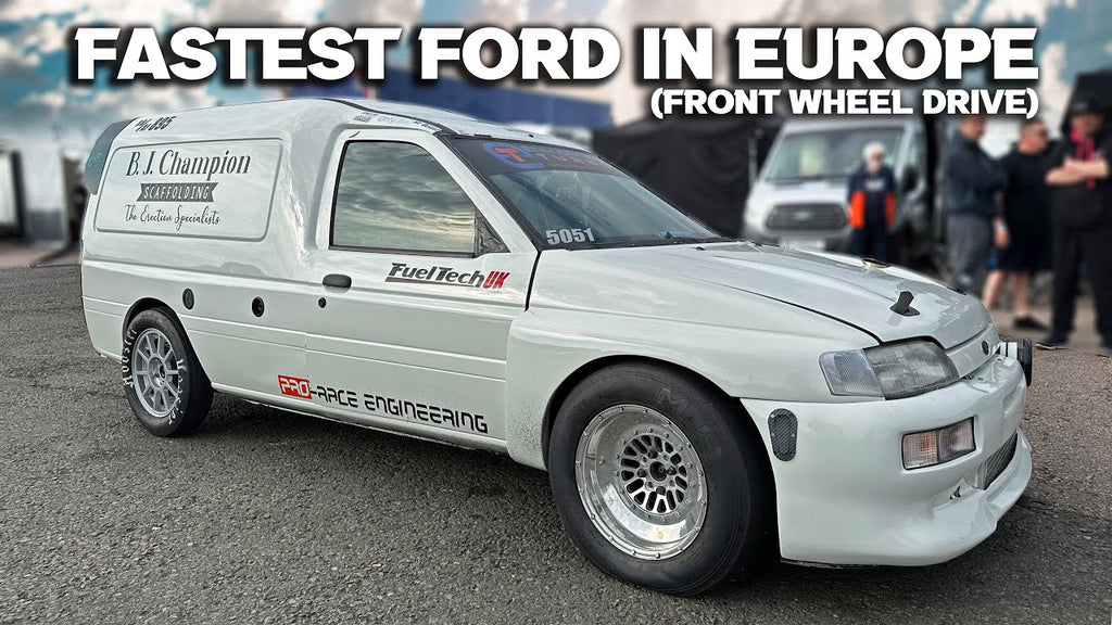 He BOOSTED His Work Van and now it's a ROCKET! (Fastest FWD Ford in Europe)